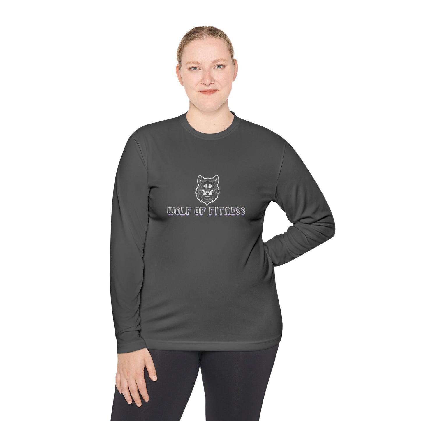 Wolf of Fitness Unisex Long Sleeve Tee - Lightweight Workout Shirt