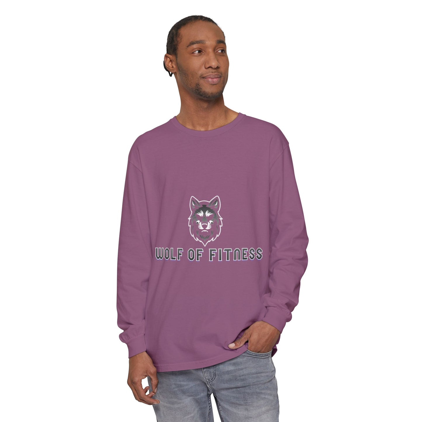 Wolf of Fitness Long Sleeve T-Shirts