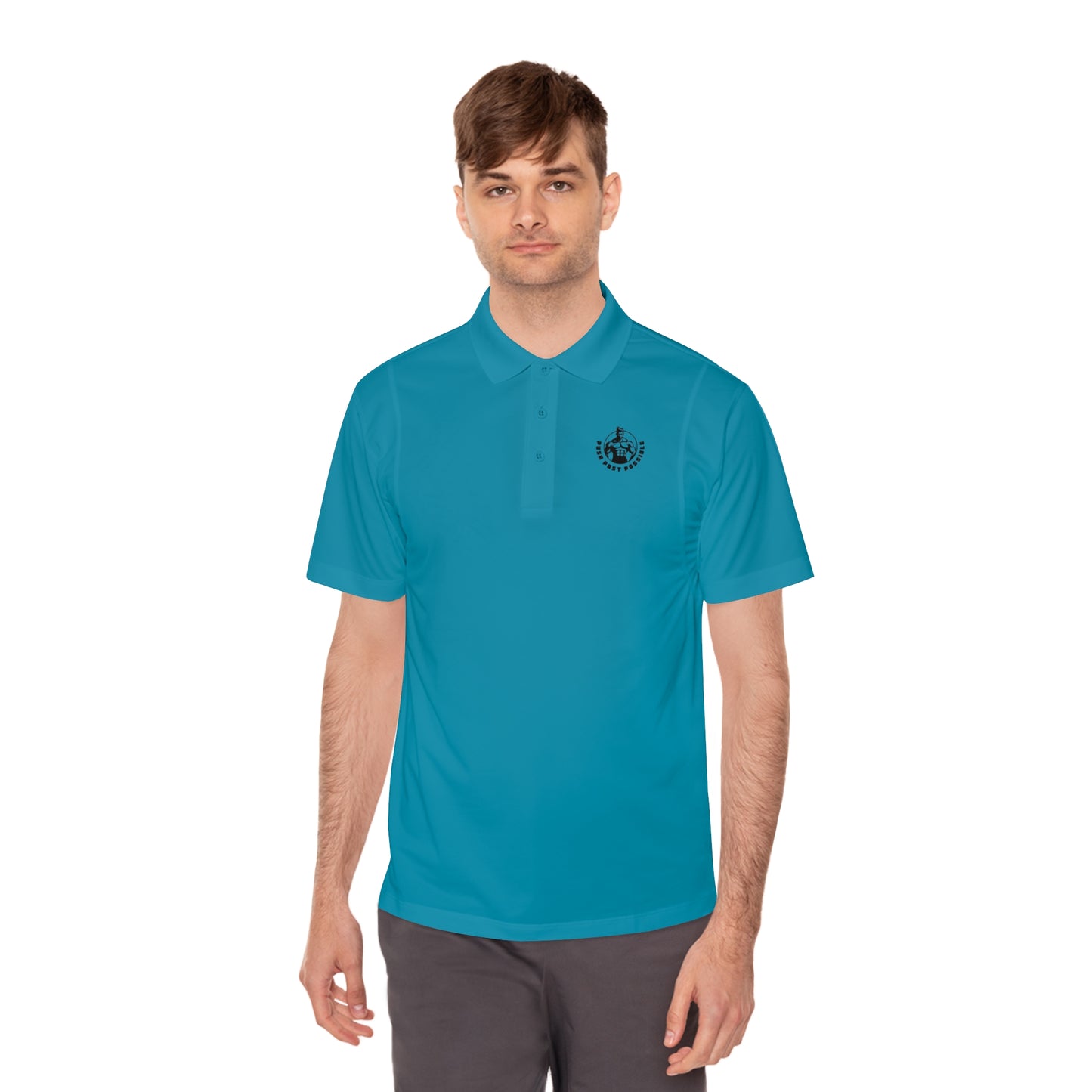 Push Past Possible Sport Polo Shirts